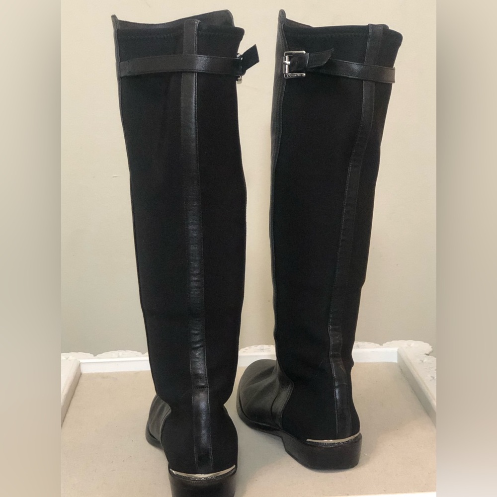 Coach Boots , Black Knee High , Lilac, Woman’s Size 8 - Picture 7 of 16